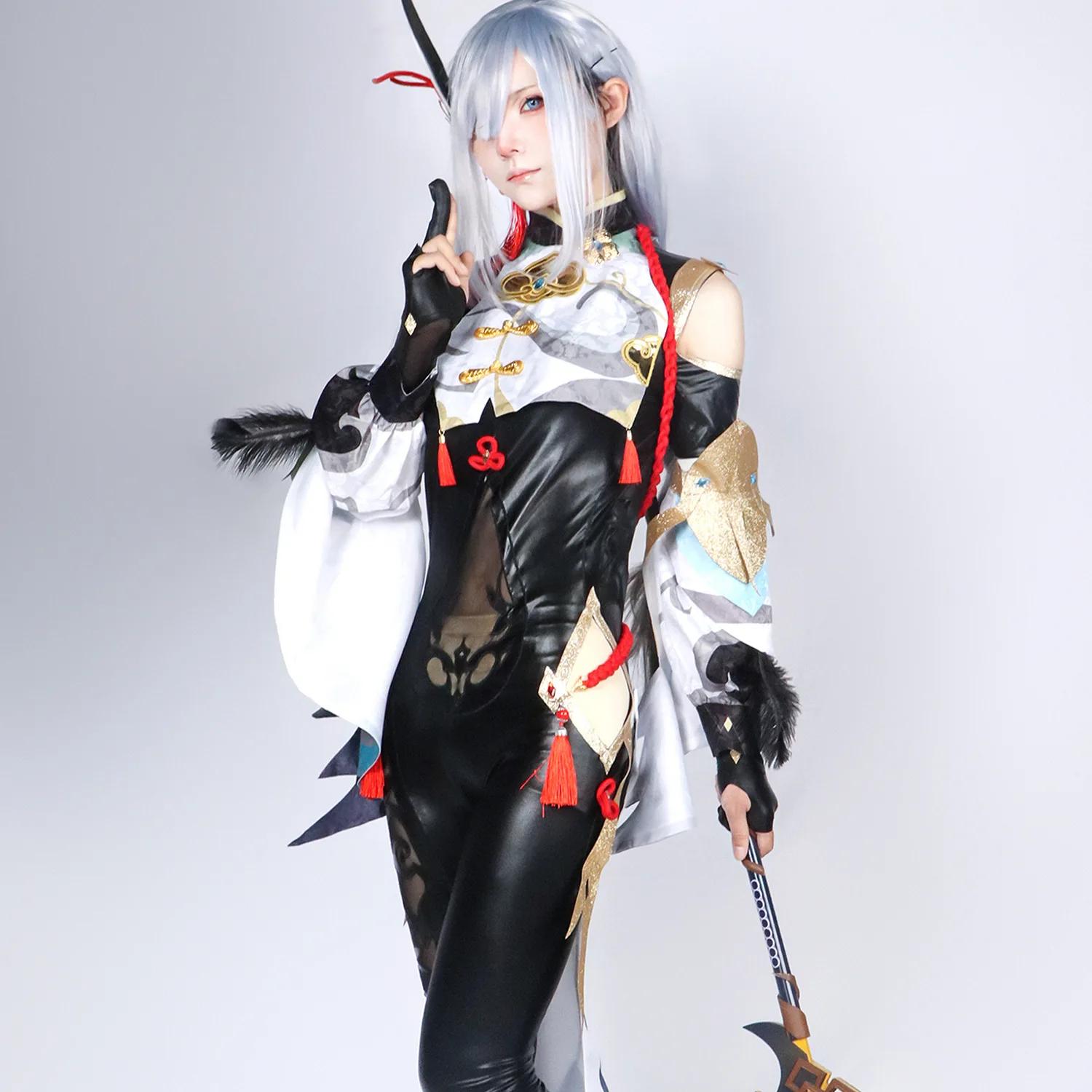  Genshin Ʈ Shenhe ڽ ڽƬ Ʈ  īϹ  , ִϸ̼ ҷ ǻ,  , ε 糯